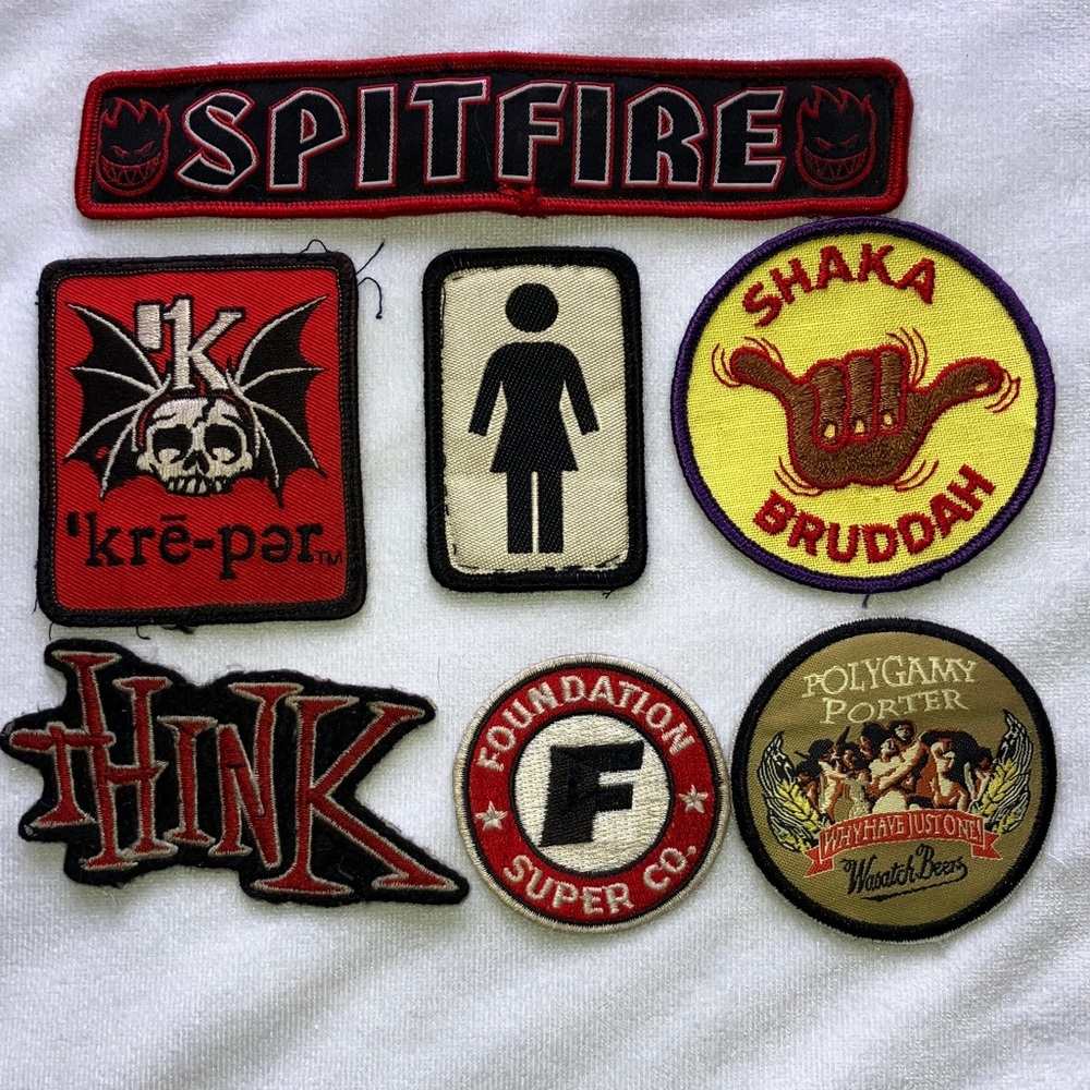 Vintage Skateboard Patches